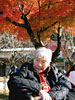 秋の紅葉ドライブの模様