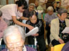 笑美の会とご利用者様との懇談会の模様