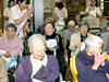 笑美の会とご利用者様との懇談会の模様